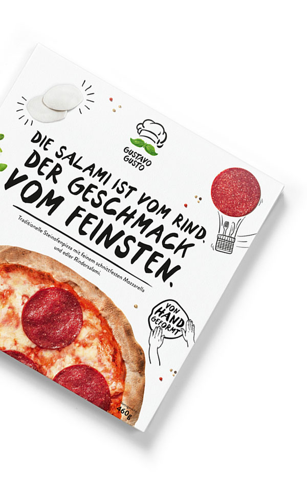 Tiefkuhlpizza Aus Dem Steinofen I Gustavo Gusto